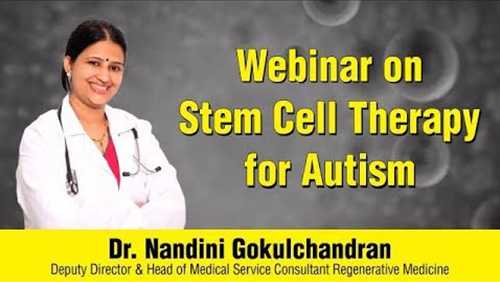 Webinar On cell therapy For Autism, Webinar, cell therapy, Autism