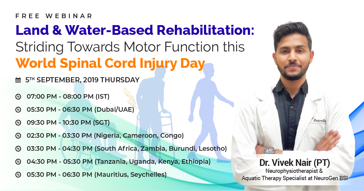 Webinar on Spinal Cord Injury